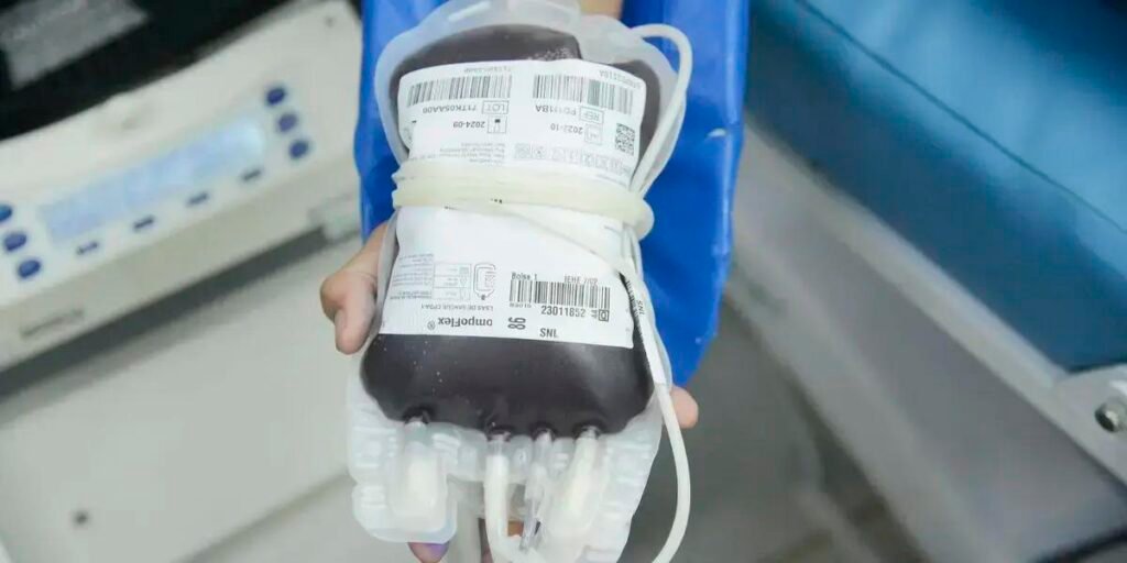 Estoque crítico de sangue O negativo em Brasília