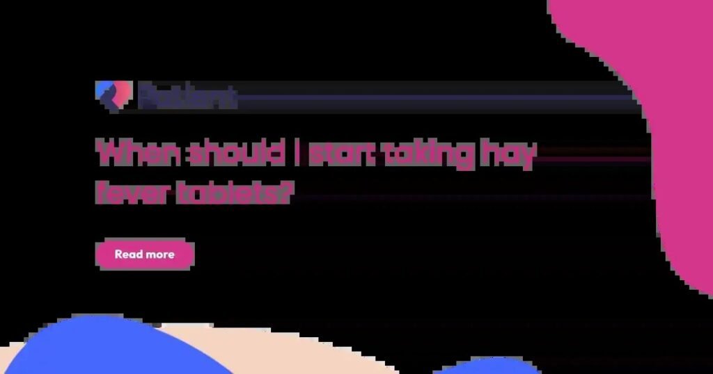 Quando Começar a Tomar Comprimidos para Alergia